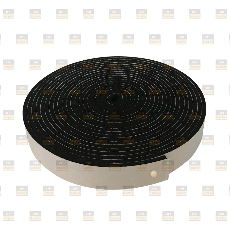 Neoprene Self Adhesive Backed Foam Sponge Strip Roll Sheet Tape Sticky Seal EPDM - Image 4 of 4