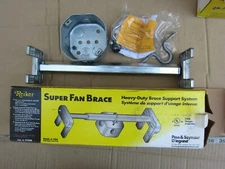 P&S Pass & Seymour Reiker 22200 4"x4"x2½"(H) Fan Brace, New