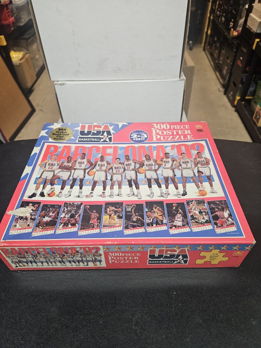 ドリームチーム バルセロナ92 パズル Vintage Unopened NBA Team USA Barcelona '92 Dream Team 300