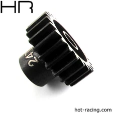 Hot Racing 24T 24 Tooth 32p (0.8M) Steel Pinion Gear HRANSG3224 fits 5mm Shaft