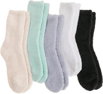 Fuzzy Thick Warm Winter Socks for Women Men Soft Cozy Plush Fleece Slipper Boot