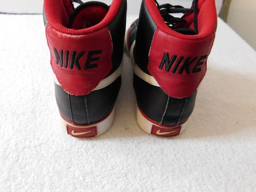 2012 Rare Nike Sweet Classic High Mens Size 13 Leather Black/Red Sneakers - Picture 10 of 10