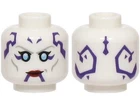 LEGO Star Wars Asajj Ventress Minifigure Head Clone Wars  75432 V-19 Torrent NEW