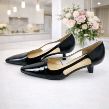 kurt Geiger stilettos cut out heels shoes vintage uk 4 black