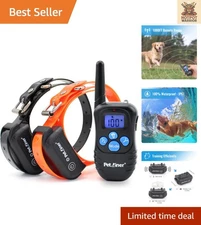 3-in-1 Remote Dog Training Collar - Shock, Vibration & Beep Modes for Any Size