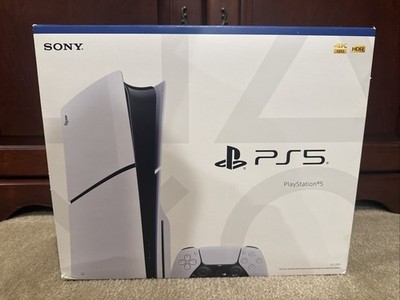 Sony PlayStation 5 PS5 Slim Disc Edition 1TB 4K HDR Console Bundle CIB Complete