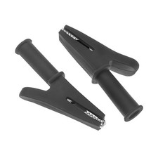 1Pair Copper Crocodile Clips 1000V/20A 4mm Banana Socket TestClip for Multimeter