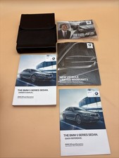 2018 BMW 5 Series Sedan Owners Manual, Quick Reference Guide With Case Included