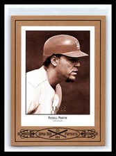 💥 RUSSELL MARTIN 2010 Upper Deck - Portraits - Gold #SE-48 - Serial # 13/99