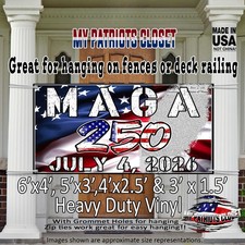 MAGA 250! Happy 250 Birthday America Heavy du...
