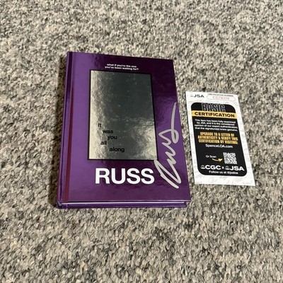 RUSS SIGNED  IT WAS YOU ALL ALONG  BOOK RAPPER ZOO THERES REALLY A WOLF JSA COA
