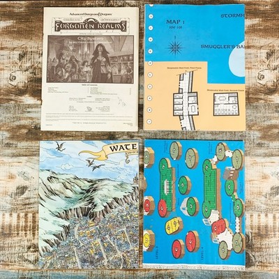 AD&D City System Game Book With 11 Maps & Waterdeep Poster 1988 TSR 1040