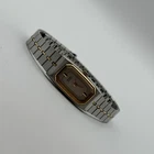 Seiko Tank Watch Women 14mm Silver Dial Two Tone 1320-6029 Rectangle #7.1