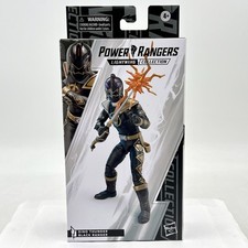 2022 Hasbro Power Rangers Lightning Dino Thunder Black Ranger 6 Action Figure