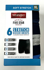 Stretch Boxer Briefs 6 pcs High Quality Super Soft Comfort size-XL 