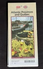Vintage 1999 AAA Atlantic Provinces and Quebec Road Maps Planning Map