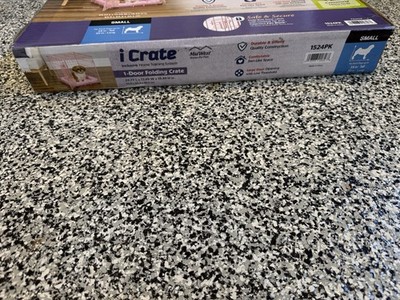 MIDWEST Homes For Pets 24 inch iCrate Starter Kit for Dog, Pink - 1524PK