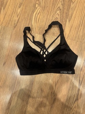 Victoria s Secret Sport Black Sports Bra Adjustable Size 34B