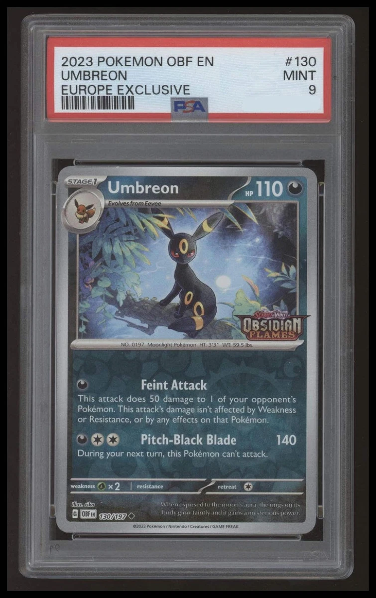 Umbreon Pokmon TCG Professional Sports Authenticator (PSA) Individual Trading  Card Games for sale - eBay
