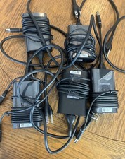 Lot of 5 DELL Laptop CHARGER - 65W / 19.5v / 3.3 amp AC Power Adapter LA65NM130