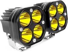 Yellow Led Pods Lights 3Inch 40W Led Driving Off Road Lighting 12V 24V Spot Cube