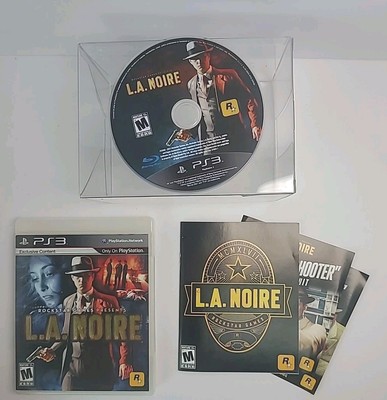 L.A Noire Sony PlayStation 3 2011 Ps3 Complete CIB Used Pre Owned 
