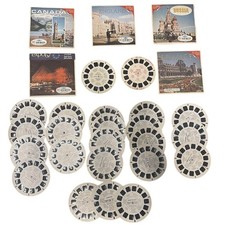 Vintage Travel View Master Reels - 8 Sets