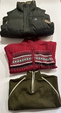 Lot of 3 Winter Clothing Old Navy Mossimo Puffer Vest Sweaters Boy 6/7 yr Sz YS