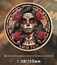 Amor Fati Memento Vivere Novelty Coin