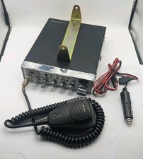 VINTAGE COBRA 29 WX NW ST SOUND TRACKER CB RADIO W/MIC UNTESTED READ LOOK