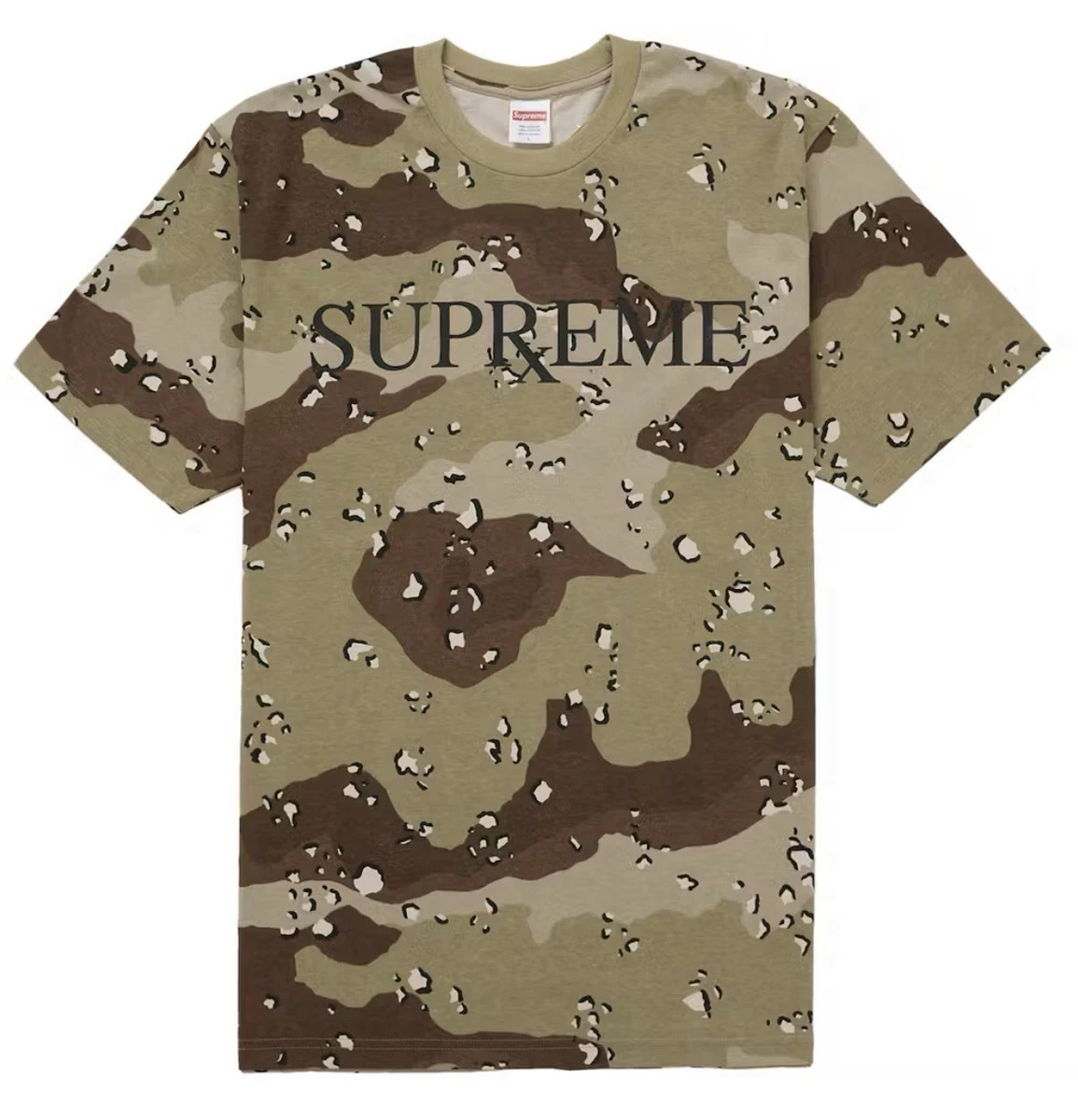 Supreme男式迷彩T恤| eBay