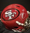 Patrick Willis Signed 49ers Hydro Dipped Full Size Replica Helmet Beckett WB1006