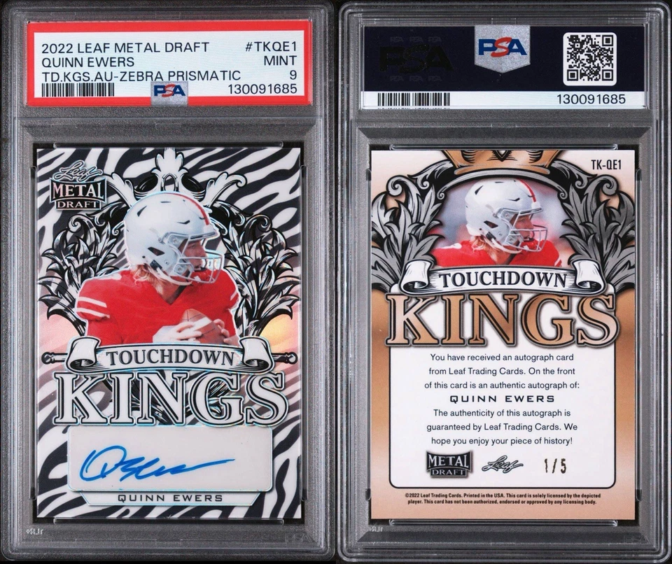 2022 LEAF 金属拖曳触感王 1 / 5 QUINN EWERS TKQE1 斑马波棱镜.. — 第 3/4 张图片
