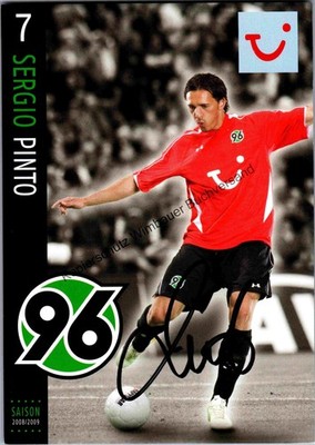 Original Autogramm Sérgio Ricardo da Silva Pinto Hannover 96 /// Autogram 363220