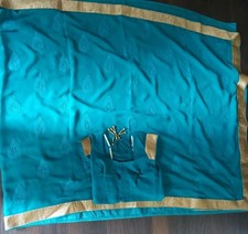  SARI VERDE PERSA CON BLUSA A JUEGO, 