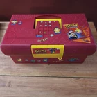 Vintage Pokémon Trading Card Storage Box Case Suncast Just Stuff 1995