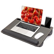 Large Lap Laptop Desk - Full PU Material Mouse Pad Gaming Tray - Portable Lap...