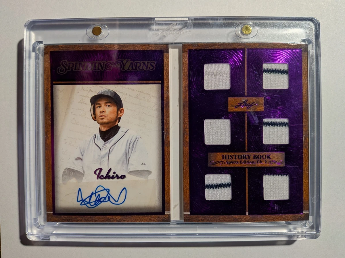 Leaf Ichiro Suzuki Autographed Baseball Sports Trading Cards
