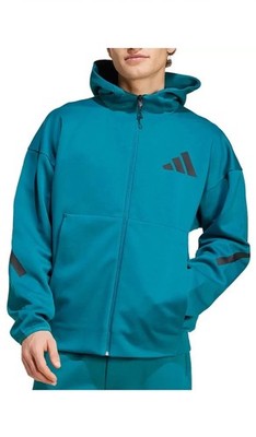 Adidas Z.N.E. FULL-ZIP HOODED TRACK JACKET Teal Sz Sm JD1369 Men's