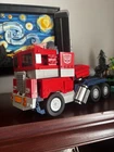 LEGO Transformers Optimus Prime with LEGO Star Wars Mandalorian Figure