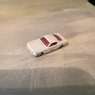 Vintage 1960's Matchbox Lesney No.8 Diecast 1/64 White Ford Mustang w/Auto Steer