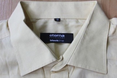 eterna EXCELLENT blackline Hemd 46 Gelb Unifarben Sehr gut #U1244