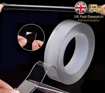 Nano Tape Extra Stark Doppelseitiges Klebeband Wasserdicht Transparent Dekorat