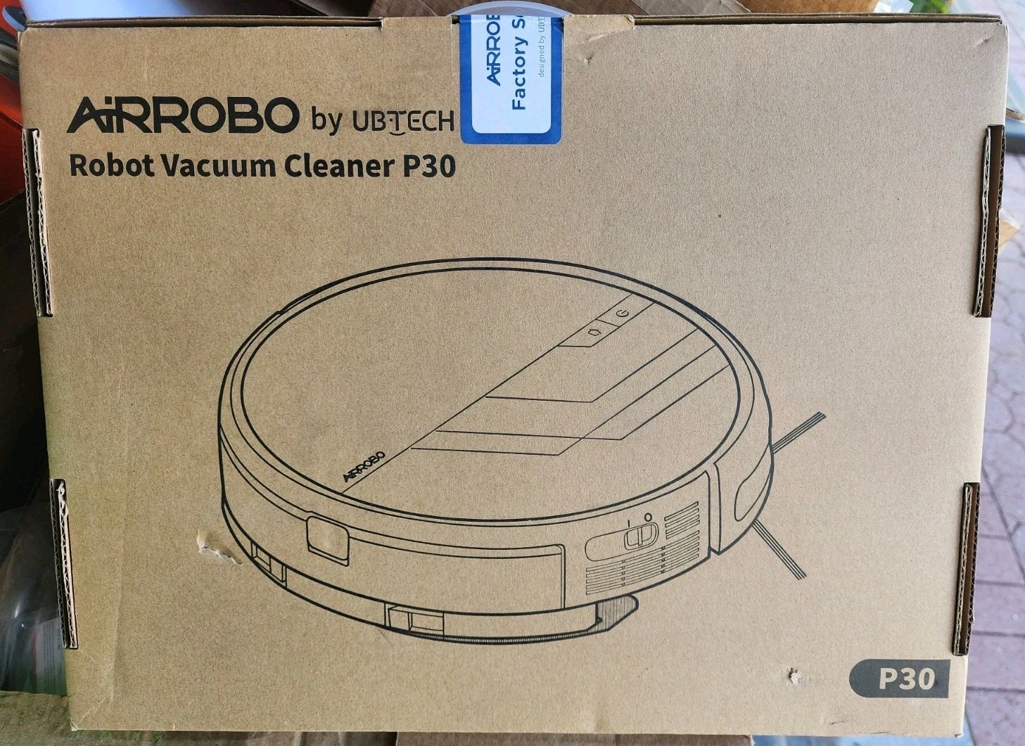AIRROBO P30 Robot Vacuum Cleaner by UBTECH Smart Auto Cleaning with Remote – New