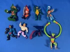 VINTAGE 1980S HE-MAN MASTERS OF THE UNIVERSE MOTU FIGRE LOT X8 WITH PRINCE ADAM
