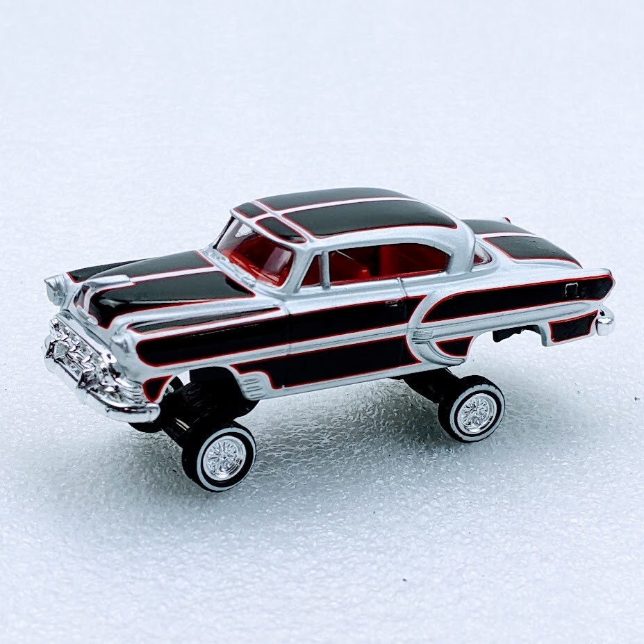 【絶版】 '53 Chevy Lowrider 1953 シボレー シェビー Hot Wheels, '53 CHEVY BEL AIR LOWRIDER, Silver, Rock 'N Road