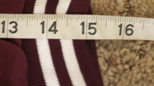 Brand NEW Boy's Tommy Sports V Neck Jacket Size: Large Maroon/White/Gray - Picture 5 of 7