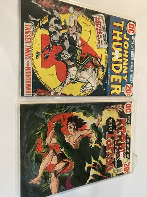 Lot Of 2 DC Comics. Jonny Thunder #2 & Korak Son Of Tarzan #51