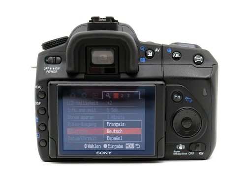 Sony Alpha A300 DSLR-Digitalkamera, 10.2 MP, CCD, Live View, Jpeg + RAW - Bild 7 von 7