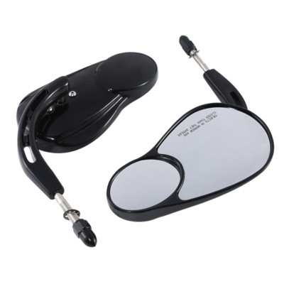 Split Vision Motorcycle Side Mirrors Fit For Harley Touring Softail Sportster